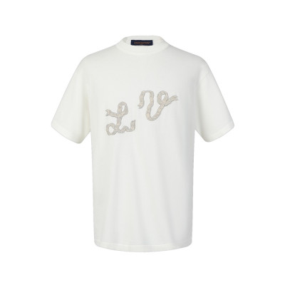 루이비통 남성 라운드 반팔 티셔츠 - Louis vuitton Mens Round Tshirt - lvc13400x