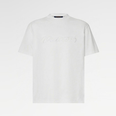 루이비통 남성 라운드 반팔 티셔츠 - Louis vuitton Mens Round Tshirt - lvc13428x