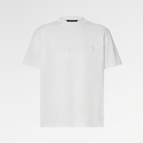 루이비통 남성 라운드 반팔 티셔츠 - Louis vuitton Mens Round Tshirt - lvc13428x