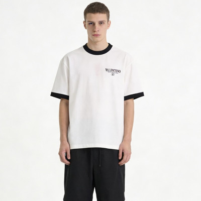발렌티노 남성 라운드 반팔티 - Valentino Mens Round Tshirt - vac13446x