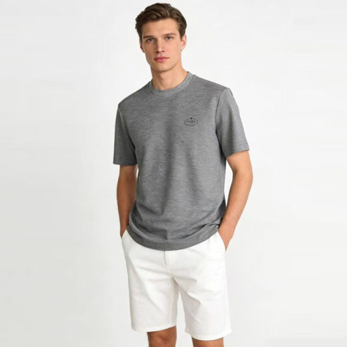 프라다 남성 라운드 반팔티 - Prada Mens Round Tshirt - prc13488x