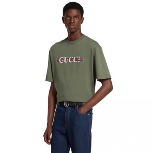 구찌 남성 라운드 반팔티 - Gucci Mens Round Tshirt - guc13492x