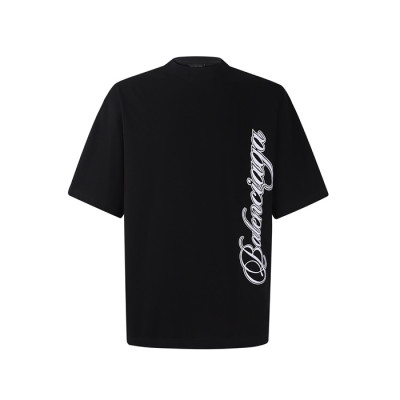 발렌시아가 남성 라운드 반팔 티셔츠 - Balenciaga Mens Round Tshirt - bac13512x
