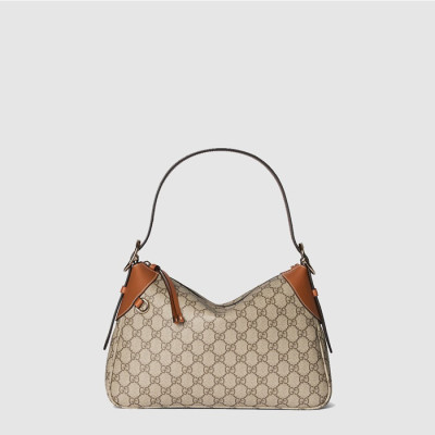 구찌 여성 GG 엠블럼 미디엄 숄더백 - Gucci Womens GG Emblem Medium Shoulder Bag - gub13612x