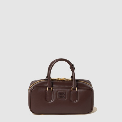 미우미우 여성 아르카디 가죽 백 - Miumiu Womens Arcadi Leather Bag - mib13639x