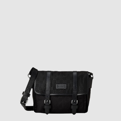 구찌 남성 마이크로시마 나일론 메신저백 - Gucci Mens Microsima Nylon Messenger Bag - gub13756x