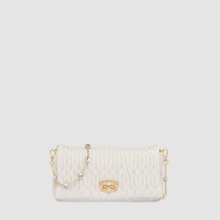 미우미우 여성 크리스탈 가죽 백 - Miumiu Womens Crystal Leather Bag - mib14057x