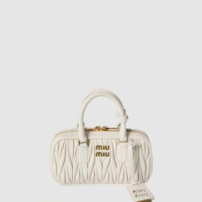미우미우 여성 아르카디 마테라쎄 미니 백 - Miumiu Womens Arcadi Matelasse Mini Bag - mib14086x