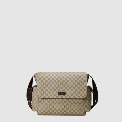 구찌 남성 슈프림 베이지 다이퍼 백 - Gucci Mens Supreme Beige Diaper Bag - gub14164x
