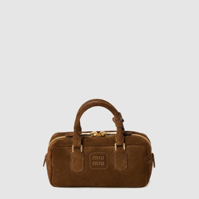 미우미우 여성 아르카디 탑 핸들 백 - Miumiu Womens Arcadi Top Handle Bag - mib14211x