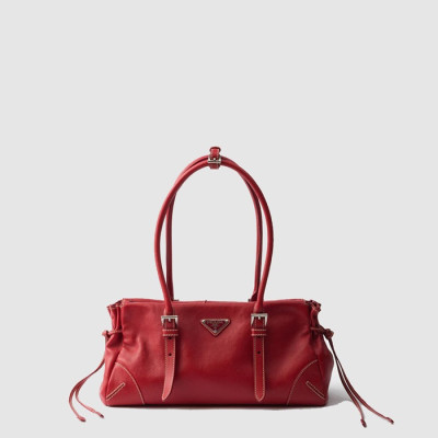 프라다 여성 보니 미디엄 앤티크 가죽 토트백 1BG628 - Prada Womens Bonnie Medium Antique Leather Tote Bag - prb14269x