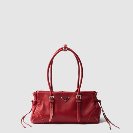 프라다 여성 보니 미디엄 앤티크 가죽 토트백 1BG628 - Prada Womens Bonnie Medium Antique Leather Tote Bag - prb14269x