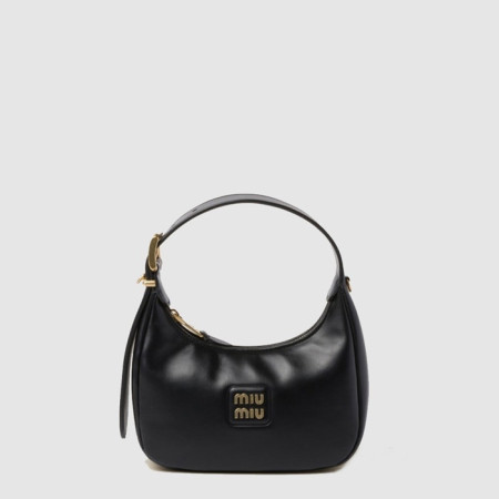 미우미우 여성 가죽 호보백 - Miumiu Womens Leather Hobo Bag - mib14329x