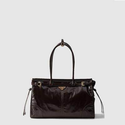 프라다 여성 보니 라지 가죽 핸드백 1BA433 - Prada Womens Bonnie Large Leather Handbag - prb14506x