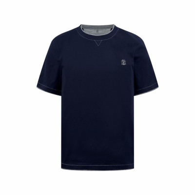 브루넬로쿠치넬리 남성 라운드 티셔츠 - Brunello Cucinelli Mens Round Tshirt - brc13543x