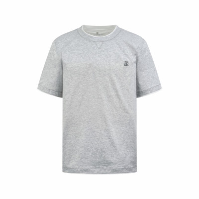 브루넬로쿠치넬리 남성 라운드 티셔츠 - Brunello Cucinelli Mens Round Tshirt - brc13544x