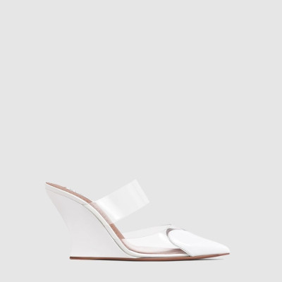 알라이아 여성 르 쾨르 웨지 뮬 - Alaia Womens LE CŒUR Wedge Mule - als13469x