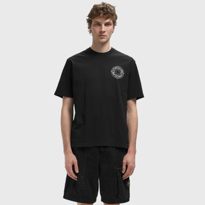 스톤아일랜드 남성 라운드 반팔 티셔츠 - Stone Island Mens Round Tshirt - stc13641x