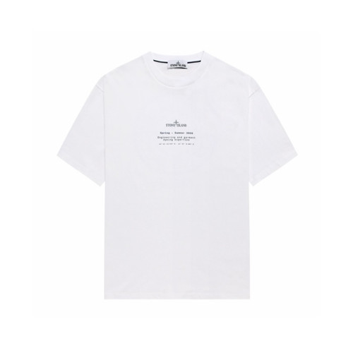 스톤아일랜드 남성 라운드 반팔 티셔츠 - Stone Island Mens Round Tshirt - stc13644x