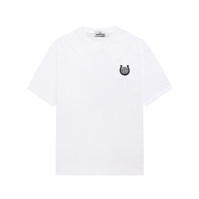 스톤아일랜드 남성 라운드 반팔 티셔츠 - Stone Island Mens Round Tshirt - stc13648x