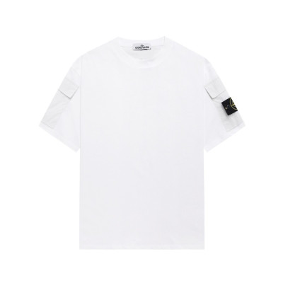 스톤아일랜드 남성 라운드 반팔 티셔츠 - Stone Island Mens Round Tshirt - stc13651x