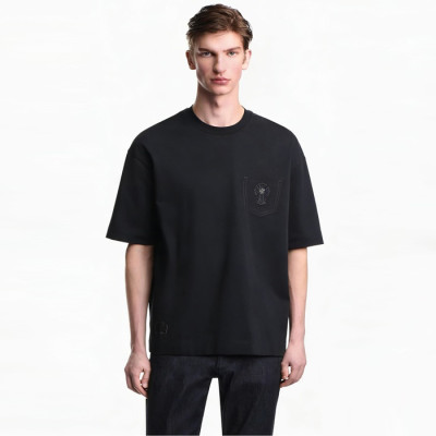 크롬하츠 남성 라운드 반팔티 - Chrom Hearts Mens Round Tshirt - chc13672x