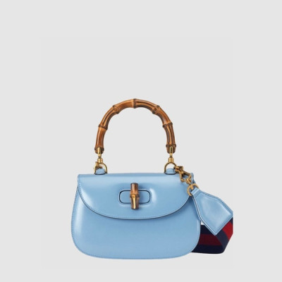 구찌 여성 뱀부 스몰 탑 핸들백 - Gucci Womens Bamboo Small Top Handle Bag - gub14693x