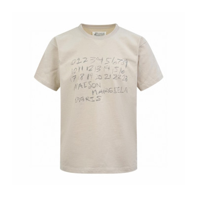 메종 마르지엘라 남성 반팔 티셔츠 - Maison Margiela Mens Round Tshirt - mac13689x