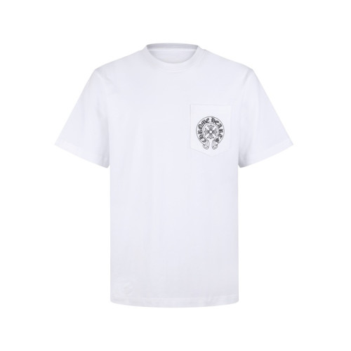 크롬하츠 남성 라운드 반팔티 - Chrom Hearts Mens Round Tshirt - chc13691x
