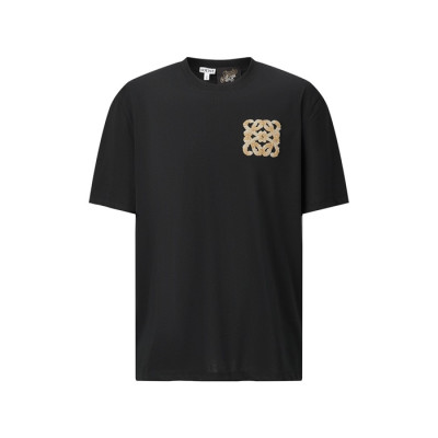 로에베 남성 라운드 반팔티 - Loewe Mens Round Tshirt - loc13712x