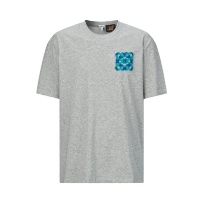 로에베 남성 라운드 반팔티 - Loewe Mens Round Tshirt - loc13714x