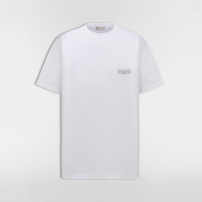 디올 남성 라운드 반팔 티셔츠 - Dior Mens Round Tshirt - dic13718x