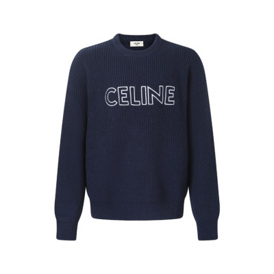 셀린느 남성 라운드 스웨터 - Celine Mens Round Sweater - cec13734x
