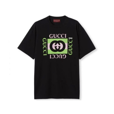 구찌 남성 라운드 반팔티 - Gucci Mens Round Tshirt - guc13768x