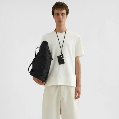 질샌더 남성 크루넥 반팔티 - Jilsander Mens Round Tshirt - jic13774x