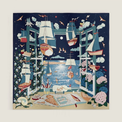 에르메스 여성 스퀘어 스카프 - Hermes Womens Square Scarf - acc7041x