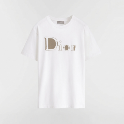 디올 남성 라운드 반팔 티셔츠 - Dior Mens Round Tshirt - dic13783x