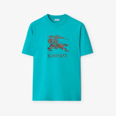 버버리 남성 라운드 반팔 티셔츠 - Burberry Mens Round Tshirt - buc13785x