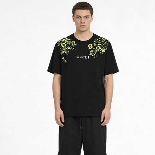 구찌 남성 라운드 반팔티 - Gucci Mens Round Tshirt - guc13795x
