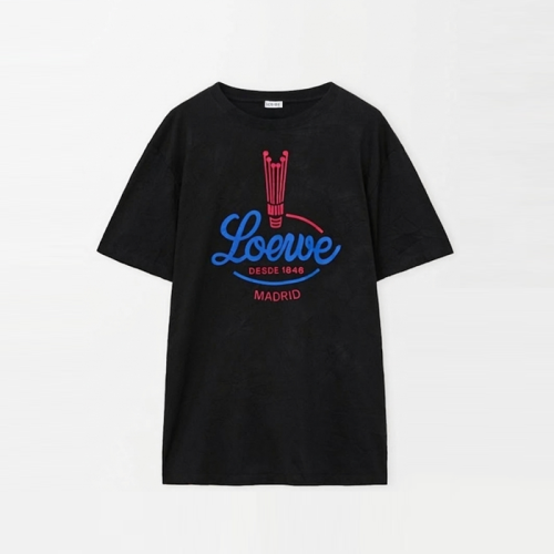 로에베 남성 라운드 반팔티 - Loewe Mens Round Tshirt - loc13812x