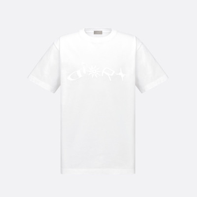 디올 남성 라운드 반팔 티셔츠 - Dior Mens Round Tshirt - dic13820x