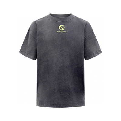 아크네 남성 크루넥 반팔티 - Acne Mens Round Tshirt - anc13822x