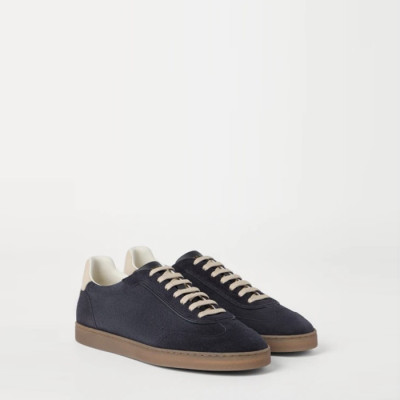 브루넬로쿠치넬리 남성 로우탑 스니커즈 - Brunello Cucinelli Mens Low-Top Sneakers - brs13575x