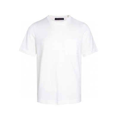 루이비통 남성 라운드 반팔 티셔츠 - Louis vuitton Mens Round Tshirt - lvc13825x