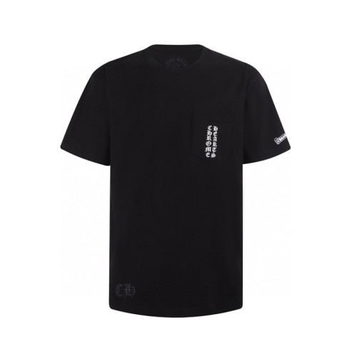 크롬하츠 남성 라운드 반팔티 - Chrom Hearts Mens Round Tshirt - chc13827x