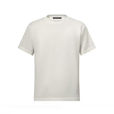 루이비통 남성 라운드 반팔 티셔츠 - Louis vuitton Mens Round Tshirt - lvc13832x