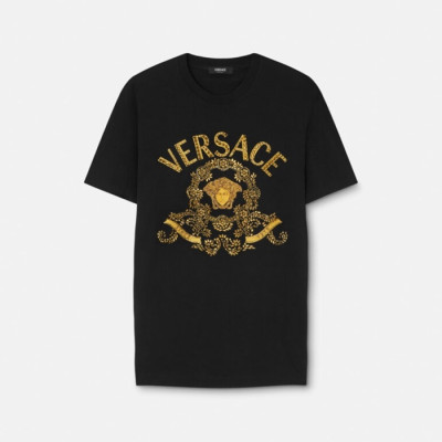 베르사체 남성 반팔 티셔츠 - Versace Mens Round Tshirts - vec13839x