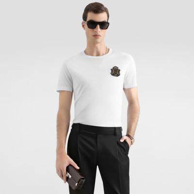 돌체앤가바나 남성 라운드 반팔 티셔츠 - Dolce&Gabbana Mens Round Tshirt - doc13852x