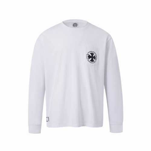 크롬하츠 남성 라운드 긴팔티 - Chrome Hearts Mens Round Tshirt - chc13878x