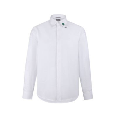 디올 남성 자수 셔츠 - Dior Mens Embroidered Shirt - dic13884x